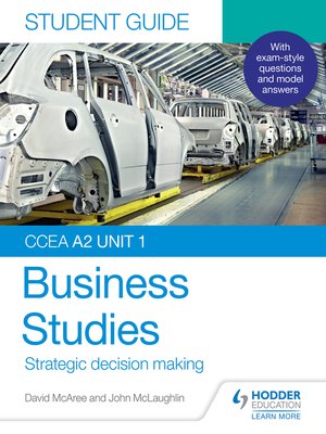 cover image of CCEA A2 Unit 1 Business Studies Student Guide 3
